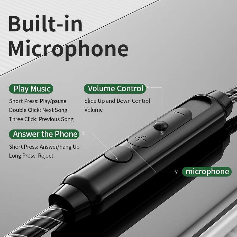 Tai Nghe Nhét Tai tm01 Có Micro Âm Thanh Siêu Trầm Jack 3.5Mm Năm 2022