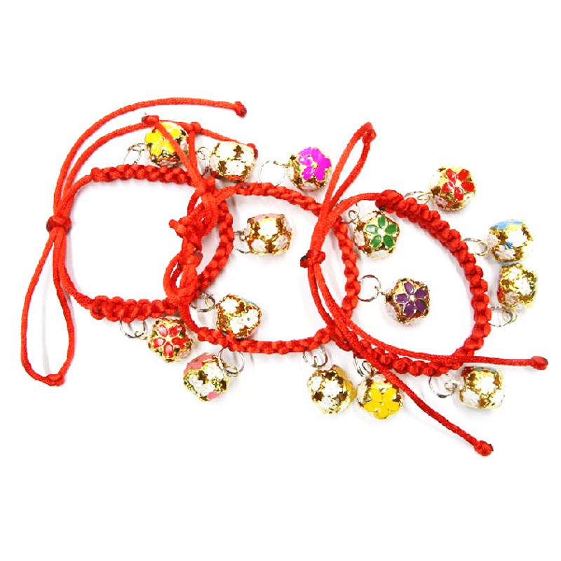 Vòng cổ 5 chuông họa tiết bông hoa nhiều màu sắc Kún Miu cho chó mèo cỡ nhỏ