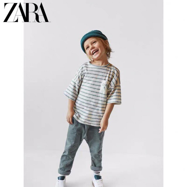 Quần nhung xanh Zara xuất 2 lớp