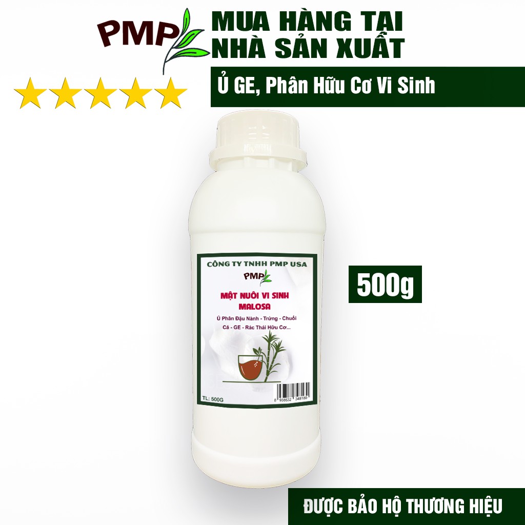 Mật Rỉ Đường MALOSA PMP Mật Nuôi Vi Sinh, Ủ Từ Đậu Nành, Trứng, Chuối, GE Dứa, GE Bồ Hòn, Rác Thải Hữu Cơ