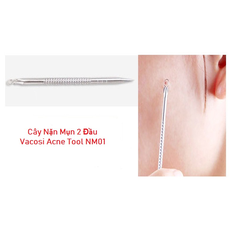Cây Nặn Mụn 2 Đầu Vacosi Acne Tool NM01