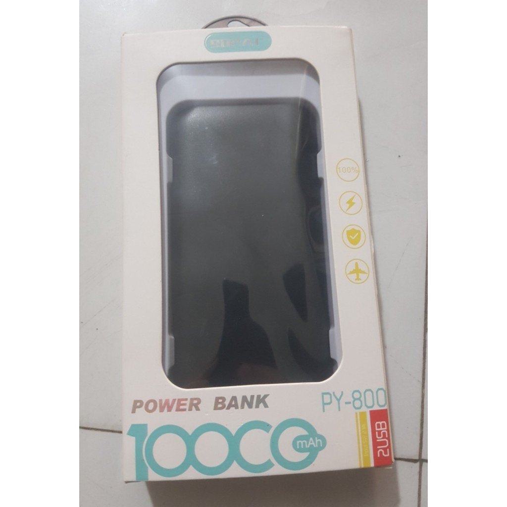 Pin sạc dự phòng 10000 mah PY 800 Black- GOPAI