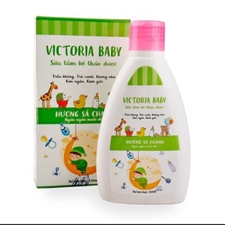 Combo 2 chai Sữa tắm bé thảo dược victoria baby