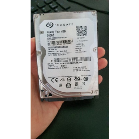 Hdd seagate 500gb 7200rpm laptop THIN HDD