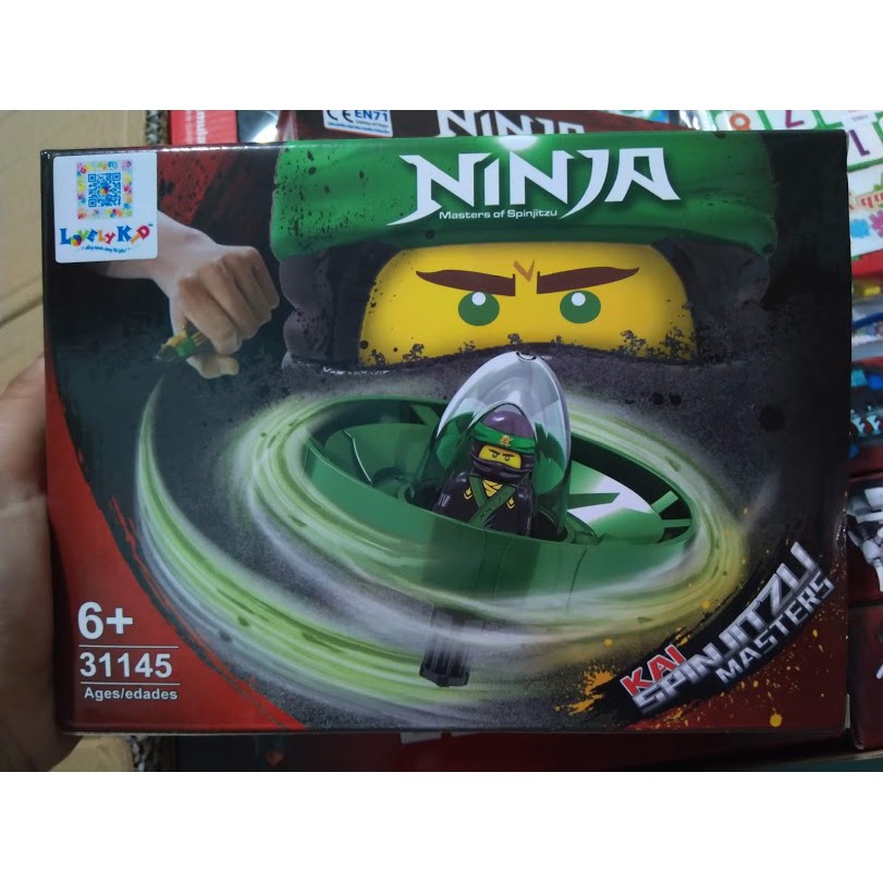 Đồ chơi lắp ráp Ninjago lốc xoáy vô cực xanh lá