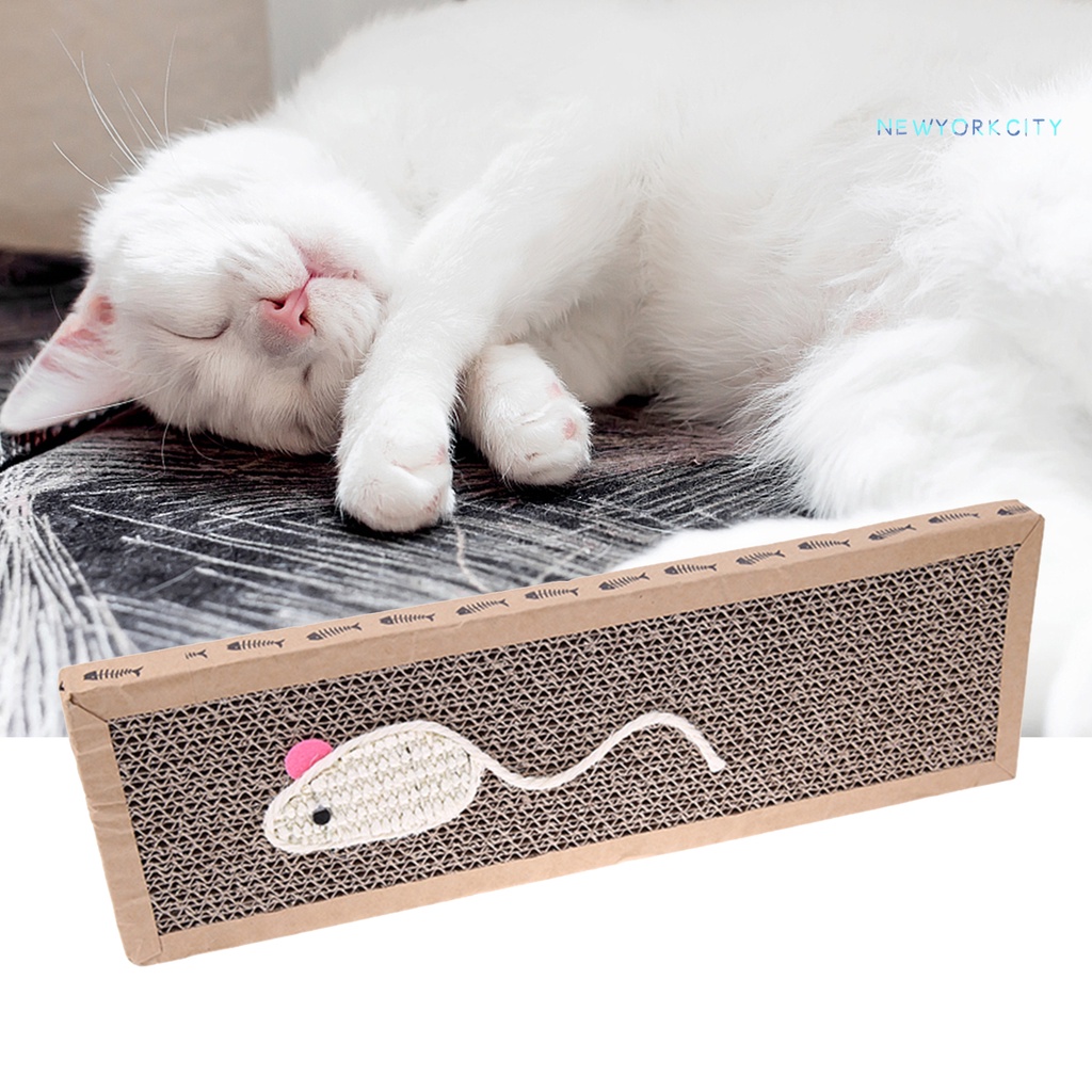 Tấm Đệm Cào Móng In Họa Tiết Hoạt Hình Dễ Thương Dùng Làm Đồ Chơi Cho Mèo Cưng