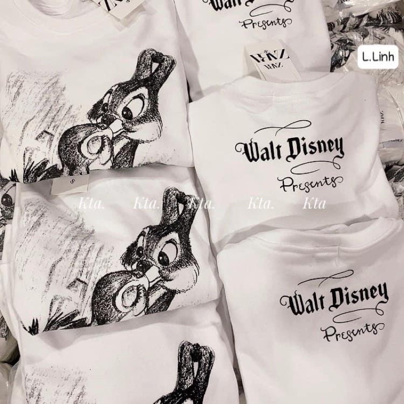 Áo nỉ hoodies in hình thỏ disney