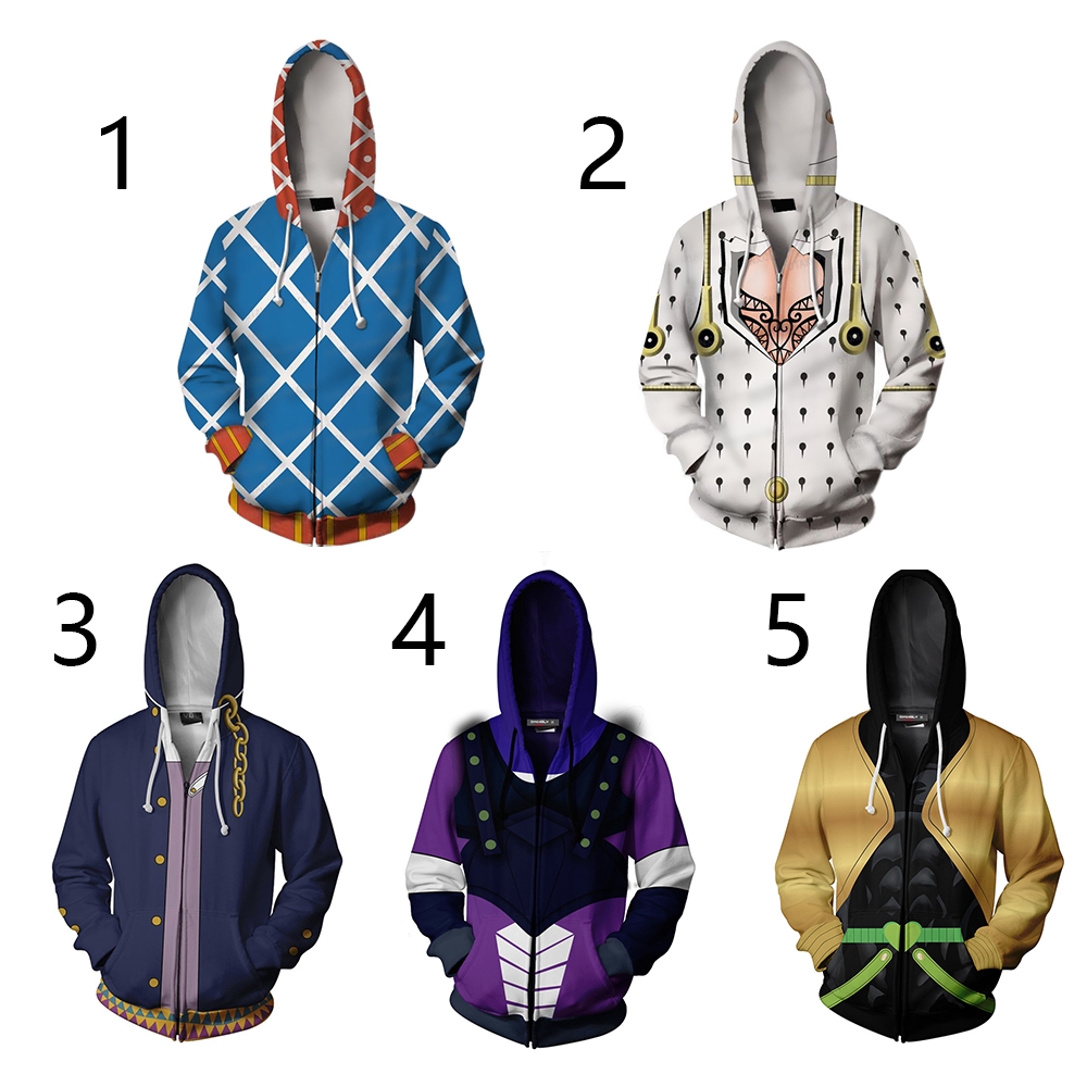 Áo Khoác Hoodie Dành Cho Hóa Trang Nhân Vật Hoạt Hình Jojo 's Bizatare Adventure Joseph | BigBuy360 - bigbuy360.vn