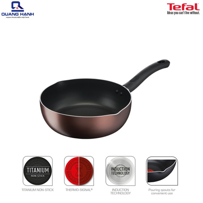 Chảo Sâu Lòng Tefal Day By Day G1436405  Size 24cm