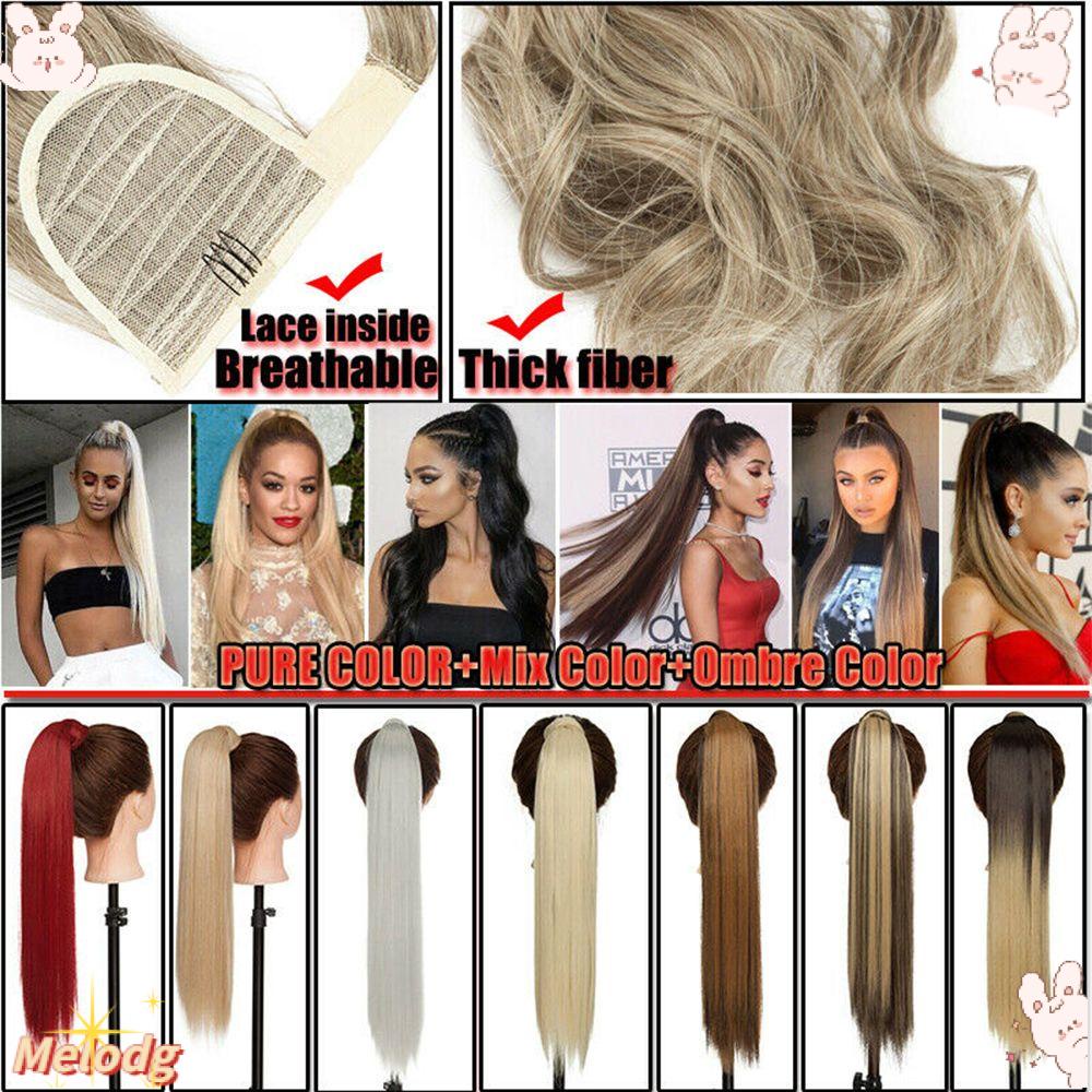 Đuôi Ngựa Giả Thẳng Dài 23.6&quot; Bằng Sợi Tổng Hợp Thời Trang Cho Nữ