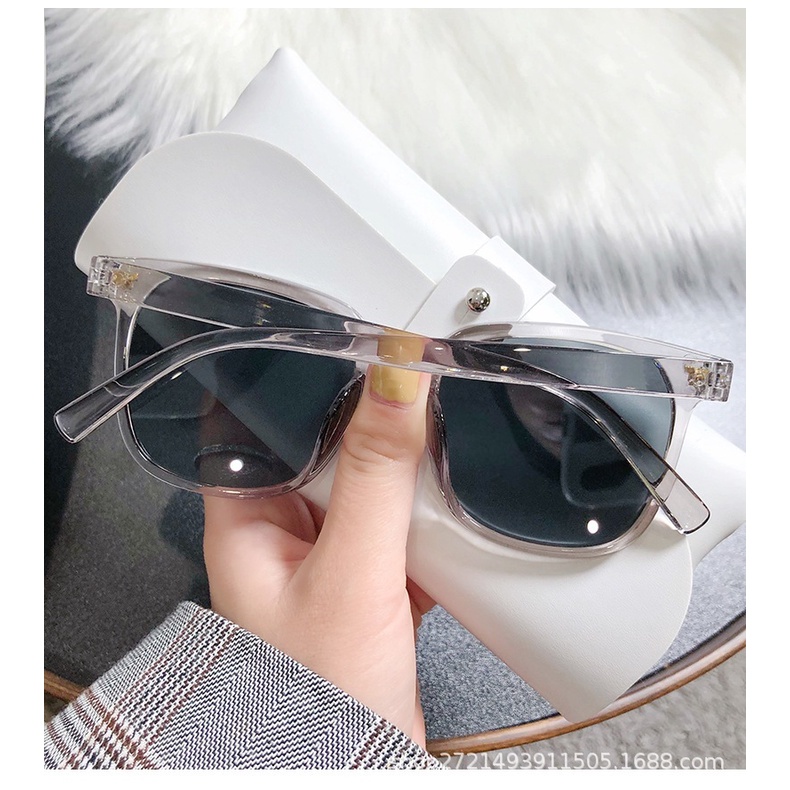 Kính mát gọng vuông chống bức xạ phong cách retro thời trang hè dành cho nam nữ ks28