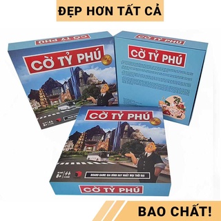 Bộ đồ chơi Cờ tỷ phú Monopoly Việt hóa cao cấp - Board game xây dựng trí tuệ sử dụng xúc xắc cho 2 - 6 người chơi