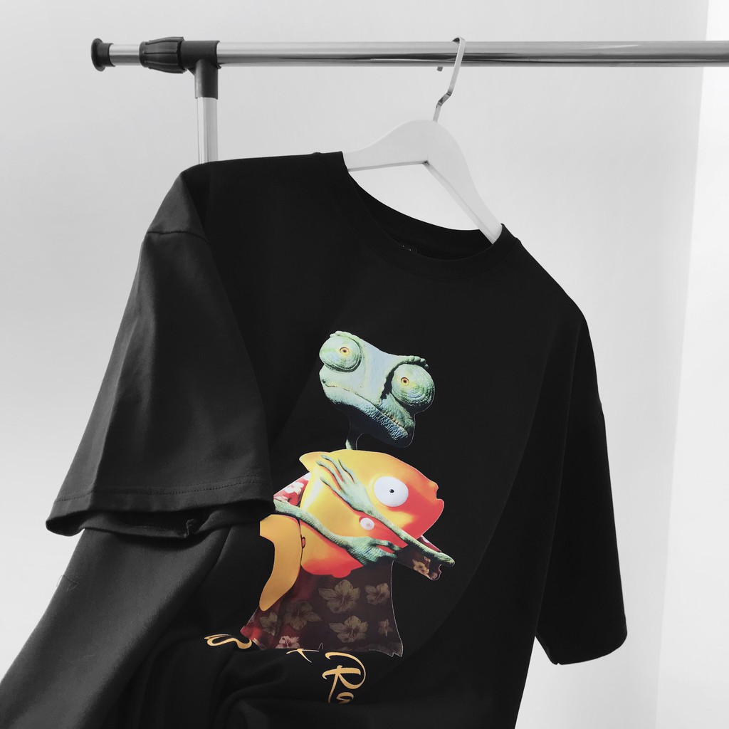 Áo thun Oversize in hình tắc kè Rango, áo phông nam cao cấp unisex, Odin clothing | BigBuy360 - bigbuy360.vn