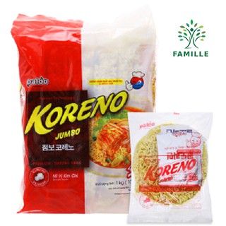Mì Koreno Jumbo Vị Kim Chi Túi 1 kg - Hàn Quốc