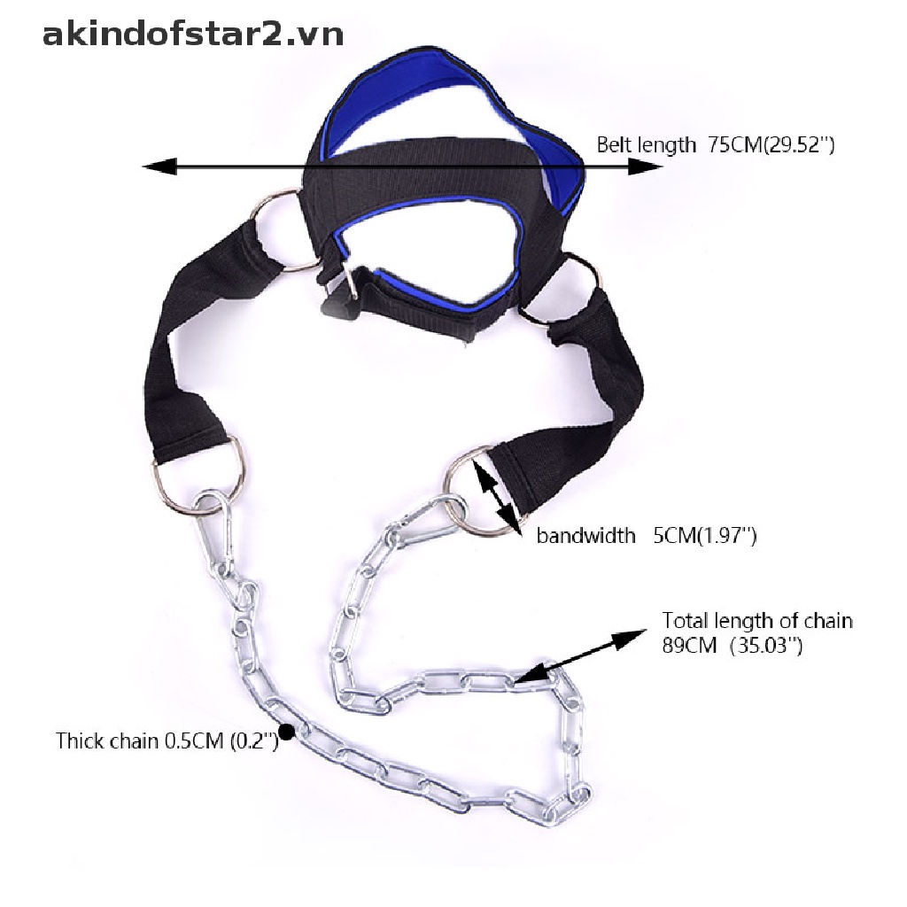 Đai đeo hỗ trợ nâng tạ tập thể hình phần đầu