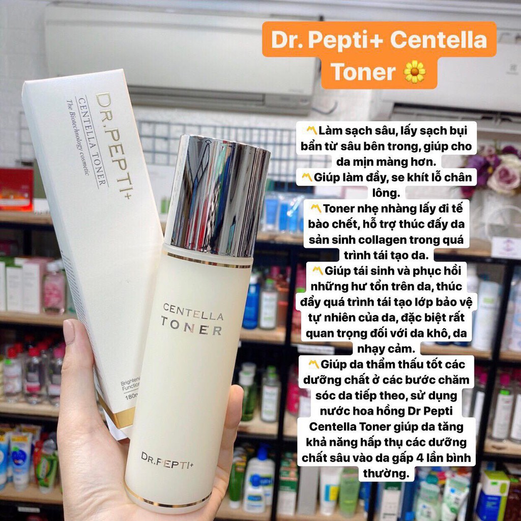 Nước hoa hồng/Toner Dr.Pepti Centella Toner