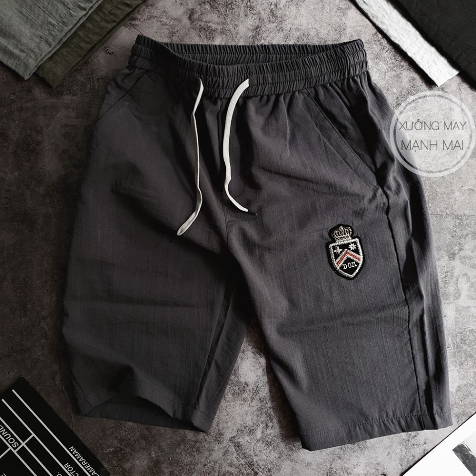 Quần cộc ngố thể thao nam logo thêu cao cấp thời trang phong cách trẻ trung năng động T14 HOT 2021