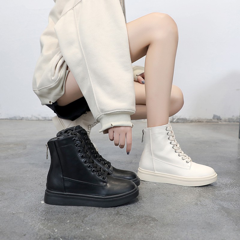 Boots ulzzang, Giày Dr cao cổ (ảnh thật ở cuối) - W8.13 | WebRaoVat - webraovat.net.vn