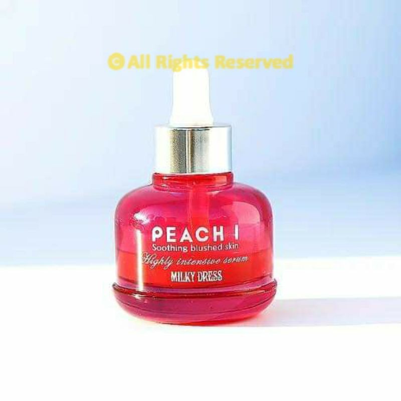 (XẢ KHO) (DATE 01-2022) Serum Huyết Thanh Cô Đặc Làm Dịu, Dưỡng Trắng Da Milky Dress Peach I Serum 30ml