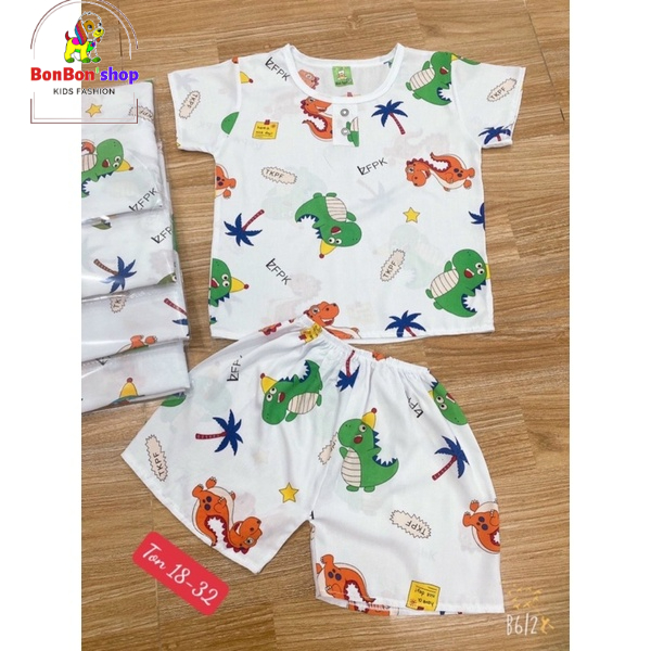 Bộ quần áo bé trai CỘC TAY vải tole, lanh 2 da loại 1 mềm, mịn, thoáng mát, ít co rút, hàng Việt Nam chất lượng
