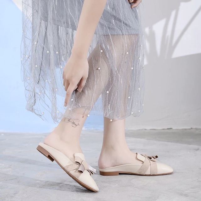 Dép sục nơ xếp đẹp mê ly BIG SIZE 34-41