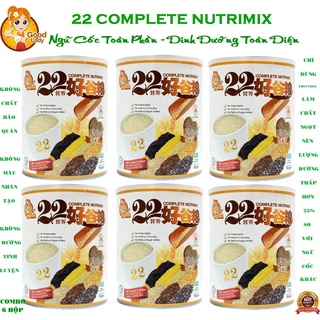 Combo 6 hộp bột ngũ cốc dinh dưỡng cao cấp 22 Complete Nutrimix Chia Seed 750g