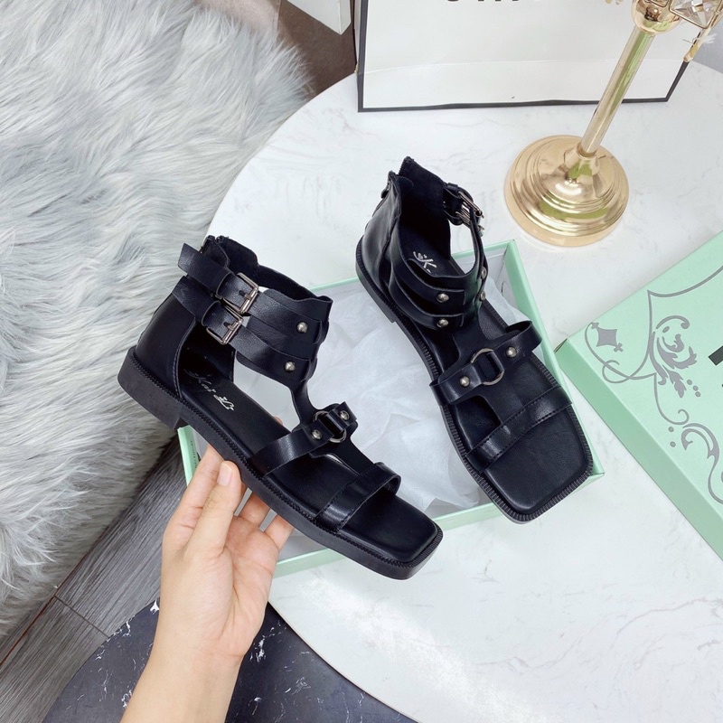 Sandal Kali tán đinh cao cổ siêu chất