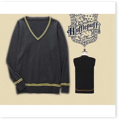 Áo len cổ chữ V Harry Potter Áo Thun ngắn tay