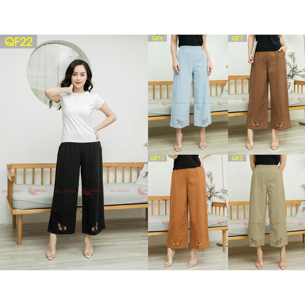 Quần Ống Suông Linen CARDINA | BigBuy360 - bigbuy360.vn