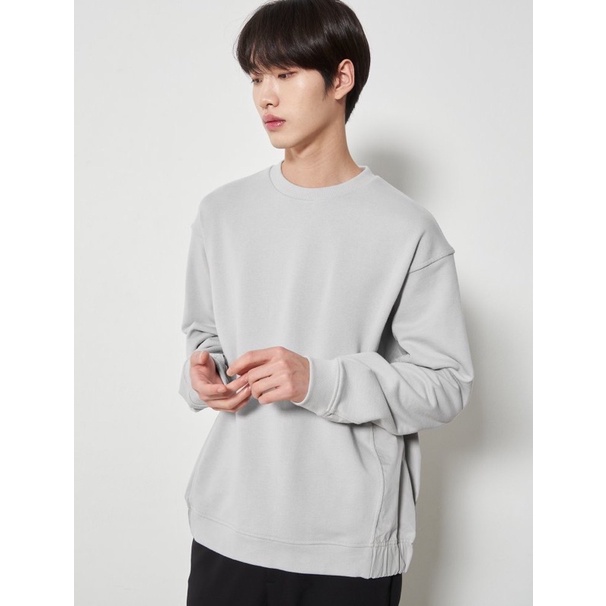 Áo nỉ sweater 8 seconds phối lớp chính hãng