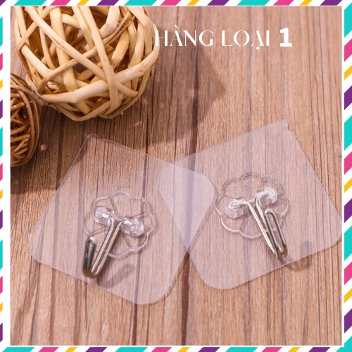 Móc dán tường siêu dính trong suốt chịu lực tốt