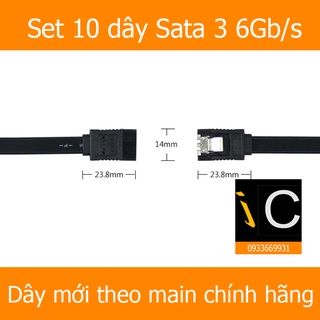10 CÁP DỮ LIỆU SSD SATA 3 Combo 10 cọng