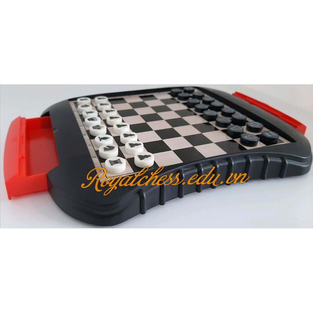 Bộ Cờ Vua nam châm ngăn kéo - mini - du lịch ROYALCHESS