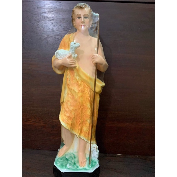 Tượng công giáo - Tượng thánh Gioan Tẩy Giả- Tiên Hồ - cao 40cm -composite- mẫu cổ