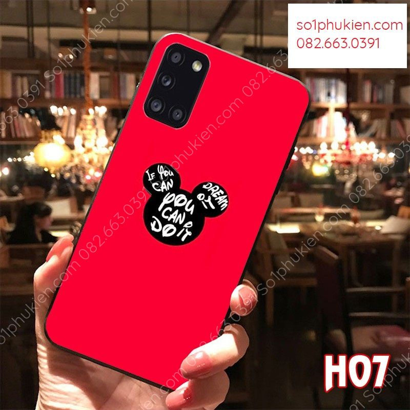 ỐP lưng SAMSUNG A31/ A51/ A71/ M51/ A12/ A30S/ A50/ A50S ép kính nano CHỐNG BỂ họa tiết LV bền đẹp