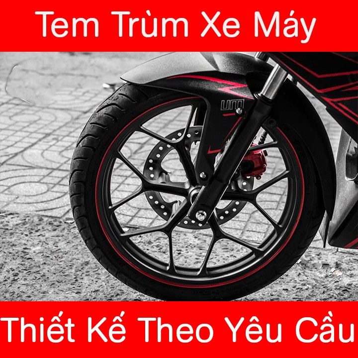 Tem Trùm Winner 150 Đen Chỉ Đỏ