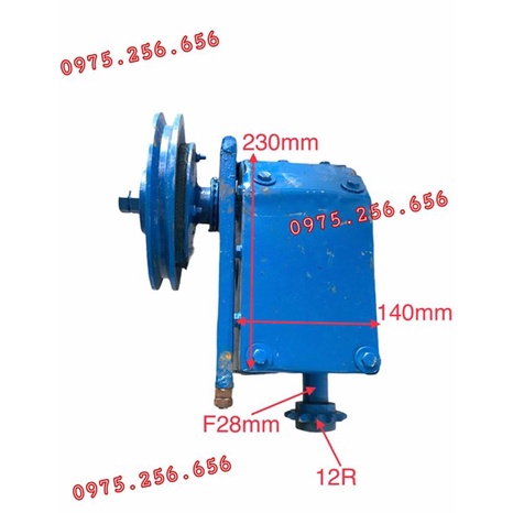 Hộp số tự hành máy tuốt lúa phụ tùng máy tuốt lúa phụ tùng Hùng Lỳ