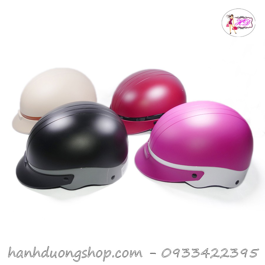 [Nhiều màu, tặng kèm áo mưa] Nón bảo hiểm Helmet ráp 2 phần với nhau phù hợp cả nam và nữ