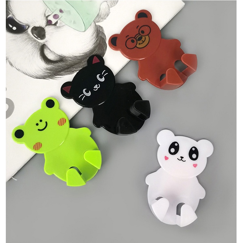 Móc Dán Tường Hình Thú Giữ Dây Điện, Kẹp Nẹp Phích Cắm Treo Đa Năng Sạc Điện Thoại