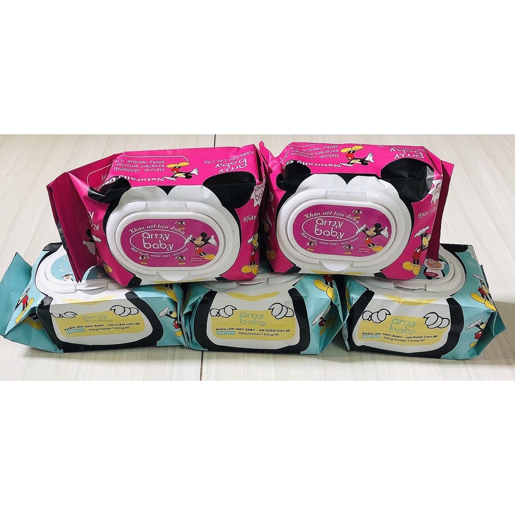 Khăn ướt cao cấp 150g/hộp EMY BABY kháng khuẩn