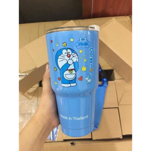 Cốc giữ nhiệt hình Doraemon
