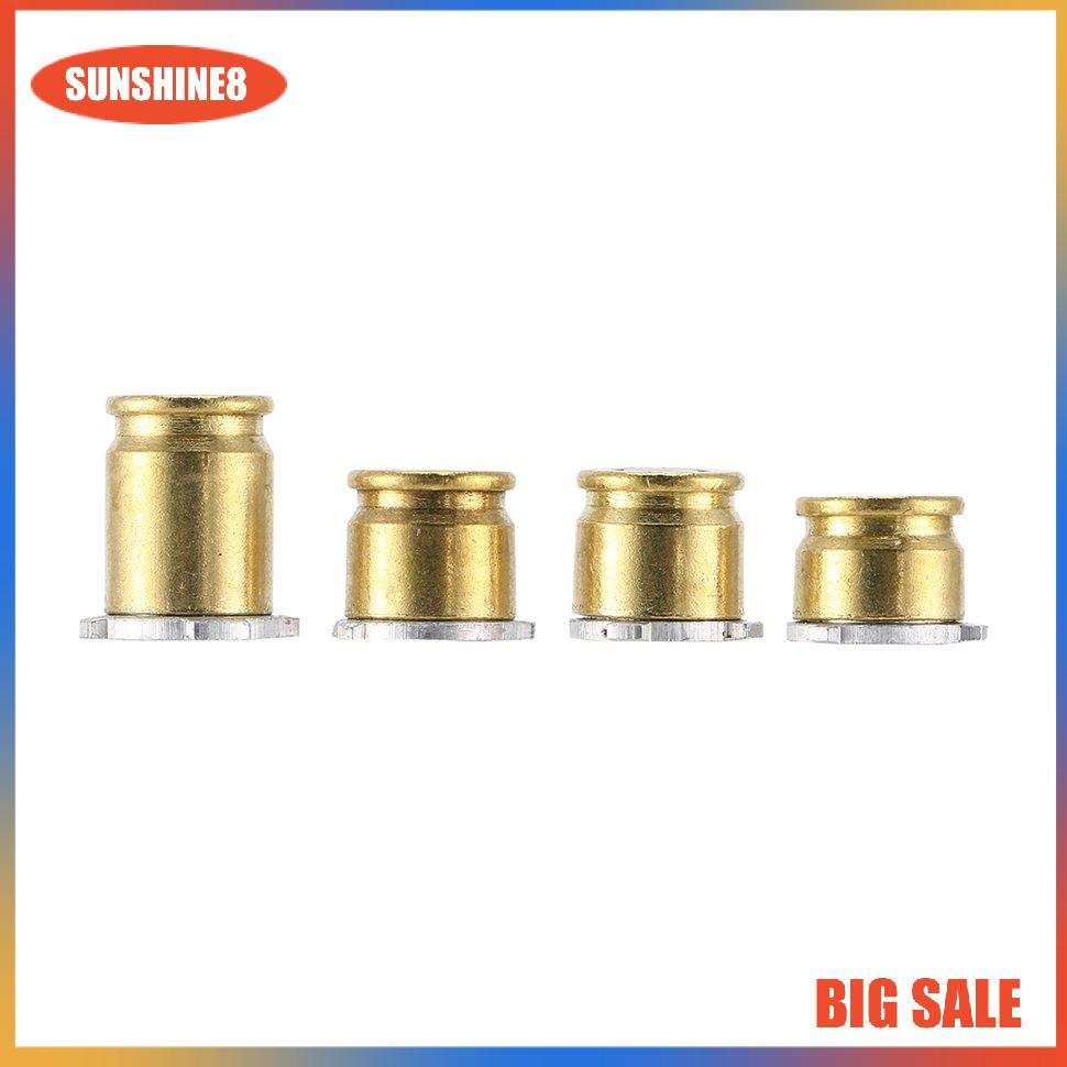 【SUN】4x Brass Bullet Buttons ABXY Mod Kit + 2 Thumbsticks for XBOX One Controller