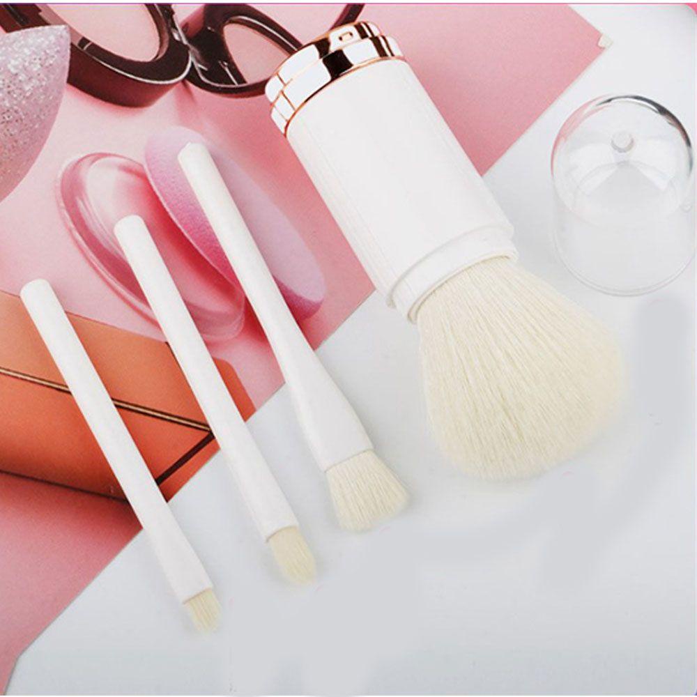 BORAG Bộ Cọ Trang Điểm Bốn Trong Một Tiện Dụng Khi Đi Du Lịch