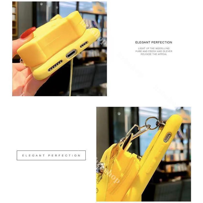 Ốp Điện Thoại Dẻo Kèm Ví Hình Doremon / Pikachu Cho OPPO A95 A93 A94 A92 A91 A96 A72 A74 A76 A54 A53 A52 A33 A73 2020