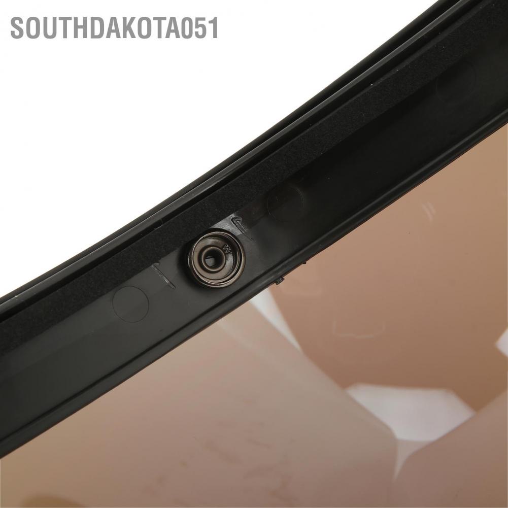 Hàng Sẵn Kính gắn mũ bảo hiểm 1/2 nữa đầu Visor chống gió Chống cát Phong cách cổ điển Xe máy với khóa điều chỉnh【Southdakota051】