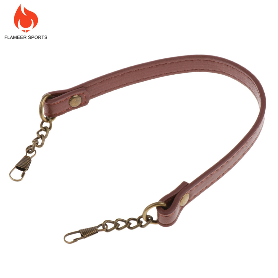 Dây Da Pu Ngắn Màu Đen Thay Thế Cho Túi Xách Thể Thao Flameer DIY