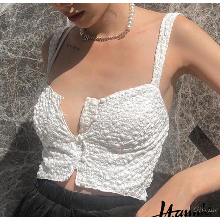 Áo Hai Dây Nữ Màu Sắc Đơn Giản