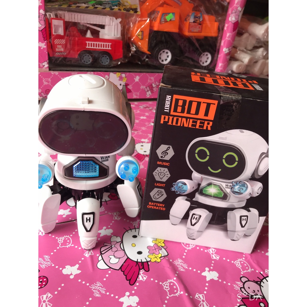 Đồ Chơi Trẻm Em Robot Dancer Nhảy Múa phát sáng Cho Bé Trai, Bé Gái,Có Đèn Có Nhạc Giả Trí