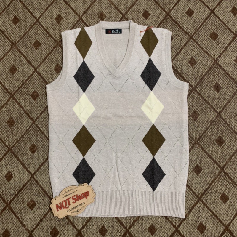 (Chát Chọn Mẫu) Áo Len Ghi Lê Gile Nam Trung Niên, Trung Tuổi Cao Cấp | BigBuy360 - bigbuy360.vn