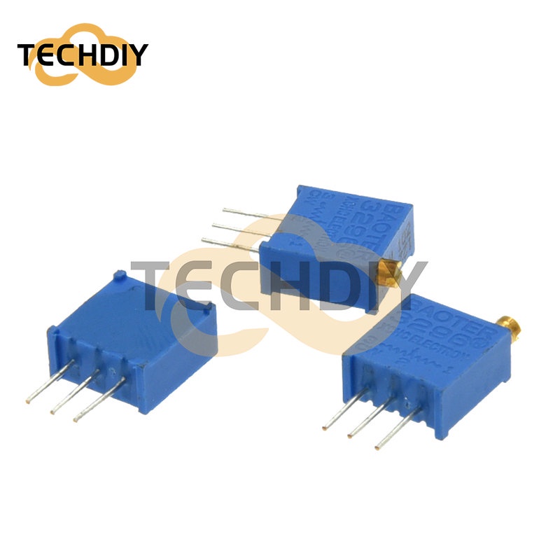 Set 10 Điện Trở Biến Áp 3296 3296W 100R - 1M 200R 500R 1k 2k 5K 10K 20K 50K 100K 200k 500k Chuyên Dụng